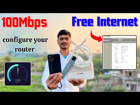 Router Ko Configure Karke 100Mbps Ka Free Internet Kaise Chalaye? | Share Internet Mobile To Router