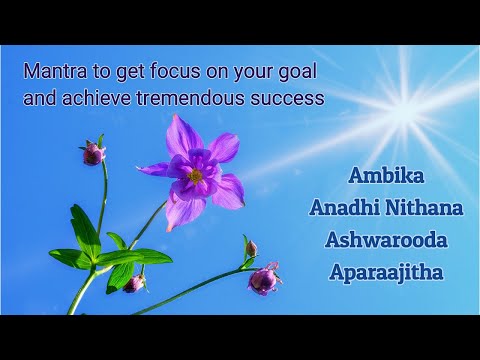 Mantra to get focus on your goal & achieve tremendous success | (108 times chanting)