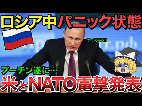 【ゆっくり解説】アメリカとNATOが電撃発表！ロシア中が大パニック状態・・【ゆっくり軍事プレス】