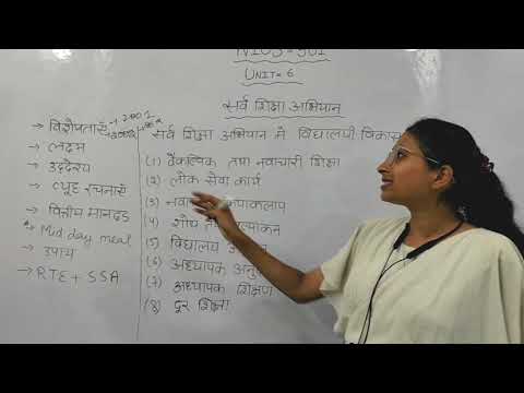 NIOS LEARNING SERIES// COURSE 501 UNIT 6 // SARVE SHIKSHA ABHIYAN sb pde sb bde // #teachers #dsssb