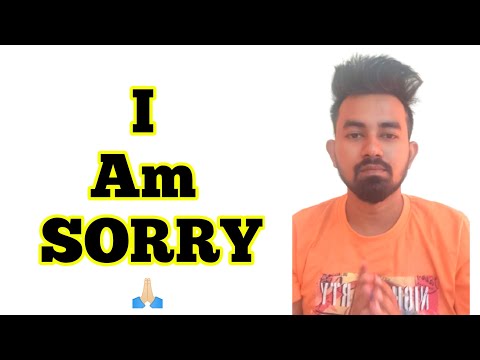 I Am Sorry 🙏 || Chandan Patel