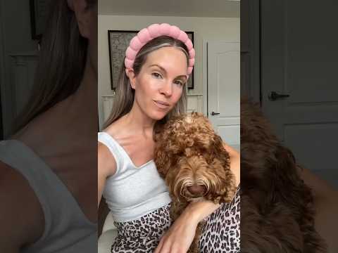 LIFE AS A DOG MOM - SKINCARE EDITION #shorts