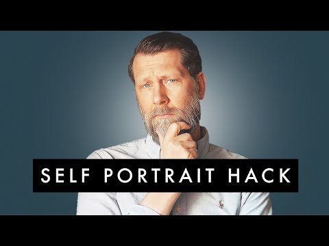 Self portrait photography hacks at home - YouTube Thumbnail Hack