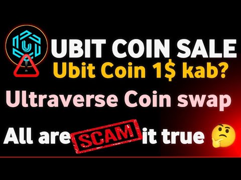 Ubit Coin withdrawal problem in Ufinex | Ubit Coin swap Ultrvas Coin | ubit coin 1$ price Dec