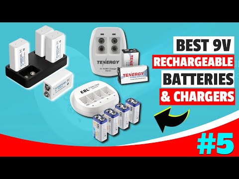 Best 9 Volt Rechargeable Batteries & Chargers Of 2023🔋Rechargeable 9V Battery with Charger Review