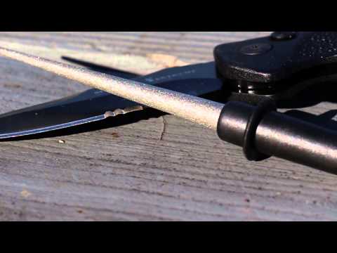 NEW! Schrade SCHDDS Compact Sharpening Rod - Best Compact Sharpening Rod