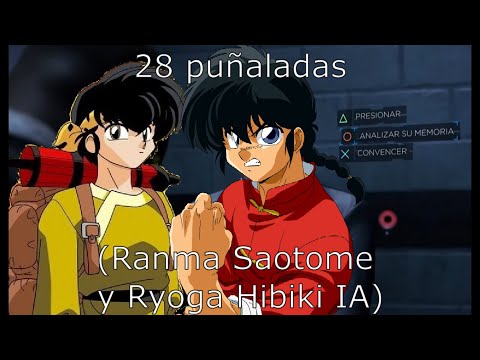 28 Puñaladas (Ranma Saotome y Ryoga Hibiki IA)