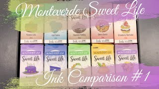 Monteverde Sweet Life Inks Comparison #1