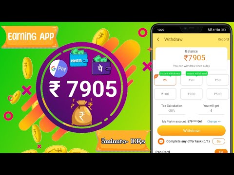 🤑 New Earning App Today ! Earn Free Paytm Cash Without Investment ! New Earning App