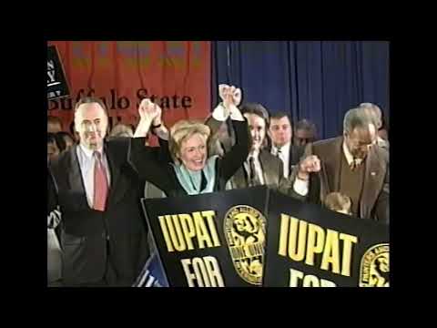 Hillary Clinton Get Out the Vote Rally November 6, 2000 with Doug Flutie and Bill Cosby at UB