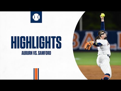 Auburn Softball - Highlights vs Samford