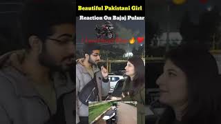 Pakistani Girl Reaction on  Indian Heavy Bikes || Pulsar 220F #indianbikes #pakistanireactiononindia