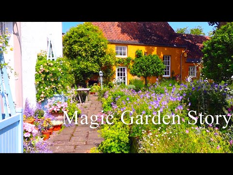 An Artist Walled Garden tour & story, UK, Spring | Gardening in Scotland|Private Cottage