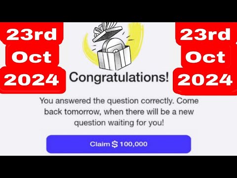 Today 23rd October Time Farm Oracle Of Time Answer | Time Farm Daily Combo #timefarm #oracleoftime