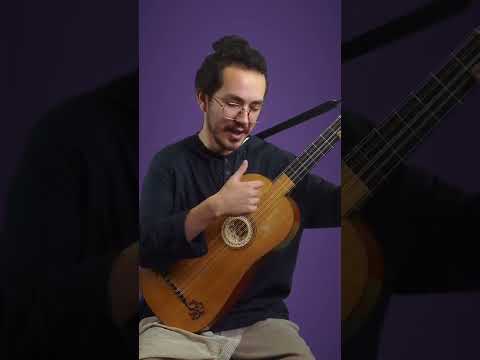 Baroque guitar strumming techniques #Shorts