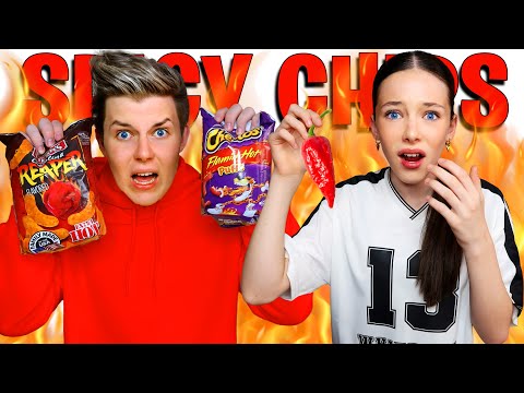 SHE COULDN'T BREATHE!🥵 Spicy Chip Challenge!