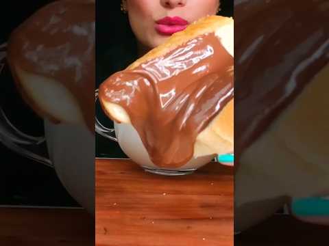 ASMR NUTELLA SANDWICH🍫🍞🌰👅|목방샌드위치 누텔라 |eatingsounds |#asmr #mukbang #shorts