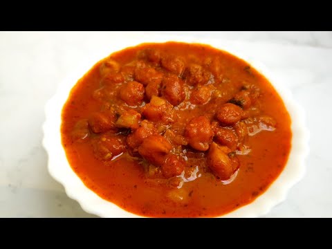 Kondakadalai Kulambu || PES || 4K - Recipe 544