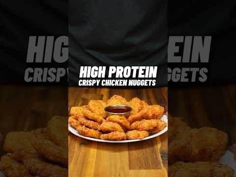 TASTIEST High Protein McDonald’s Copycat Chicken Nuggets! 132g protein! 🔥🍗 #healthyrecipes