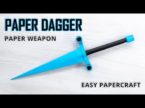 Craft an Awesome Ancient Dagger from Paper at Home