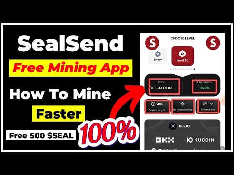 How To Boost SealSend Mining Rate || SealSend Mining Upgrade #sealsend #seal