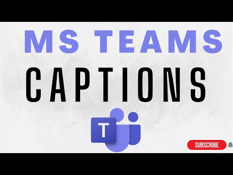 How To Turn On Microsoft Teams Live Captions / Subtitles