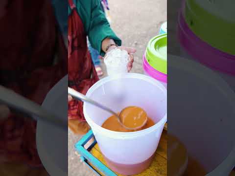 Street Laos Iced Tea | Laos Food | Laos🇱🇦 | Pakse #shorts