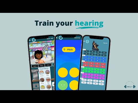 Introducing eargym's auditory training games