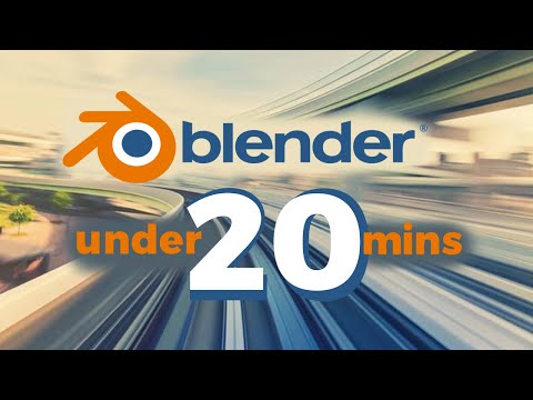 Learn Blender 3D in 20 Minutes! Blender Tutorial for Absolute Beginners (2023)