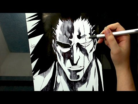 Speed Drawing - Zaraki Kenpachi (Bleach)