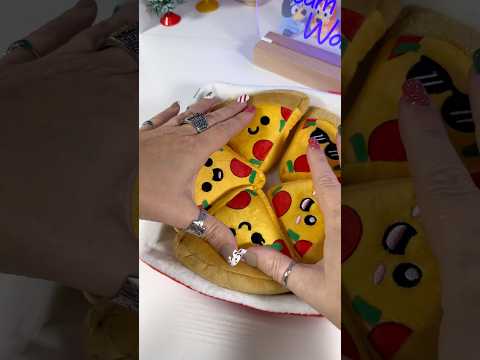 Emotional Support Pizza 🍕 Plush #asmr #plush #pizza