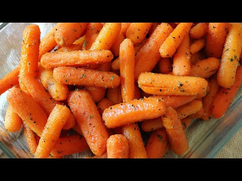 Maple Brown Sugar Baked Carrots - Easy Side Dish