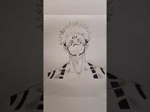 Draw Jujutsu Kaisen || Draw Anime character #shorts #anime