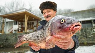 Farmers' Market Find: Baking a Crispy Huge Fish!