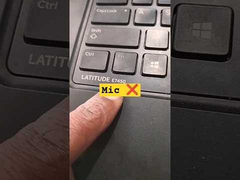 Dell Latitude E 7450 Series Laptop Mic Audio Not Working Problem#macnitesh#keyboardtricks#2024