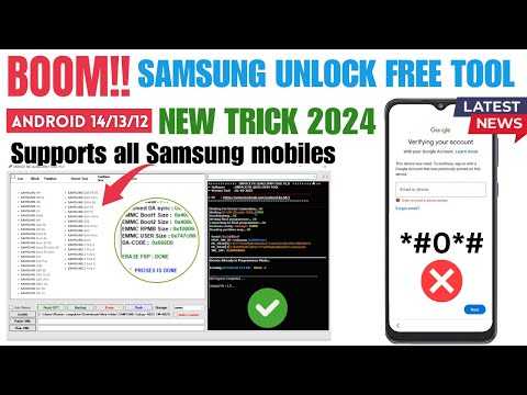 SAMSUNG FRP LOCK BYPASS 2024 ENABLE ADB FAIL | ANDROID 14/13/12 UNLOCK | NO *#0*# | NEW METHOD 2024