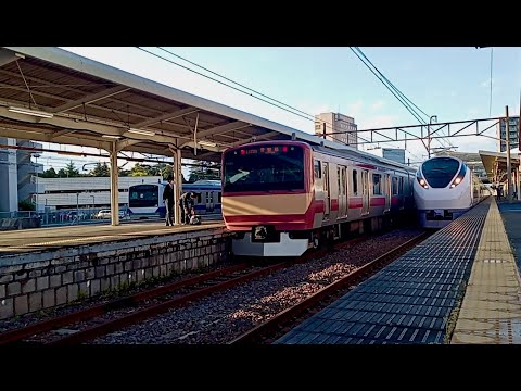 E531系赤電　勝田駅折り返し