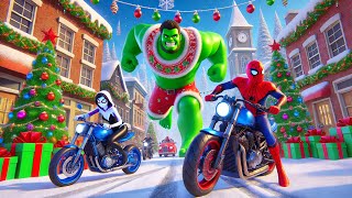 SPIDER MAN x GWEN STACY Ultimate Speed Showdown On Christmas | Marvel Spidey and His Amazing Friends