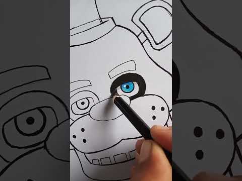 pintando Freddy Animatronic #Shorts