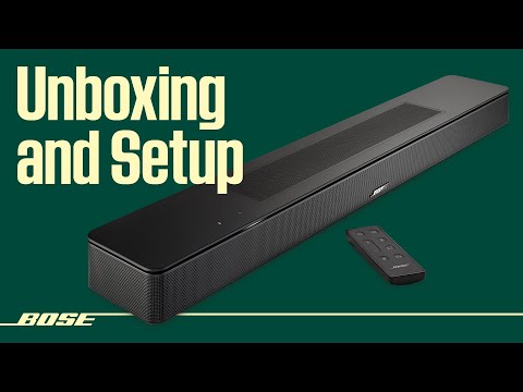 Bose Soundbar 550 – Unboxing and Setup