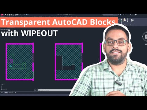 Make AutoCAD blocks transparent and opaque with WIPEOUT