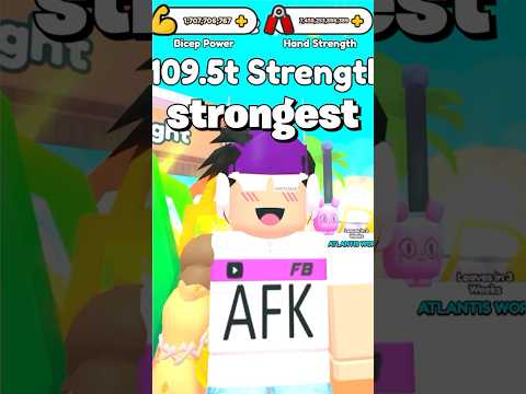 My New Strongest Pet in Arm Wrestle Sim 😱🔥#roblox