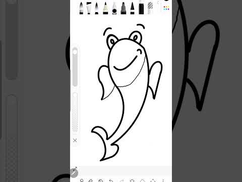 drawing a Fish #shortvideo #viral #subscribe #shorts #short #art #drawing