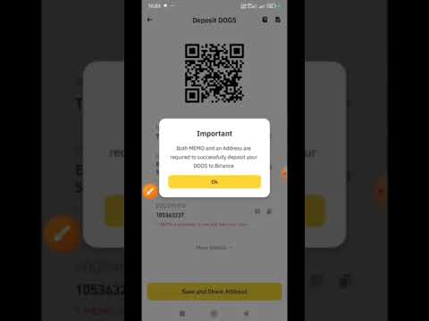 How to connect my dogs wallet to binance bybit okx