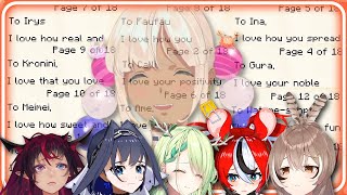 Council and IRyS Reads Sana's Letter 【HololiveEN】