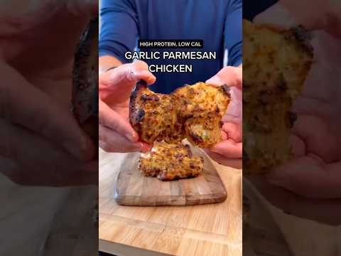 Low Calorie Garlic Parmesan Chicken Recipe in Description ⬇️  #chickenrecipe #healthyrecipes