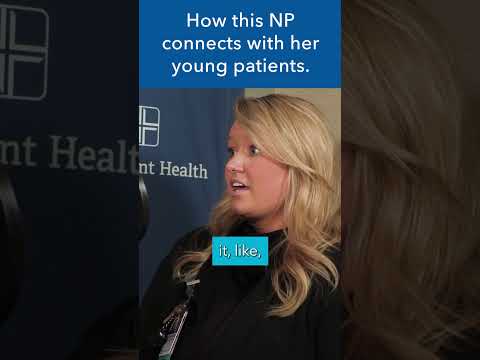 How this Pediatrics Nurse Practitioner connects with her young patients #shorts