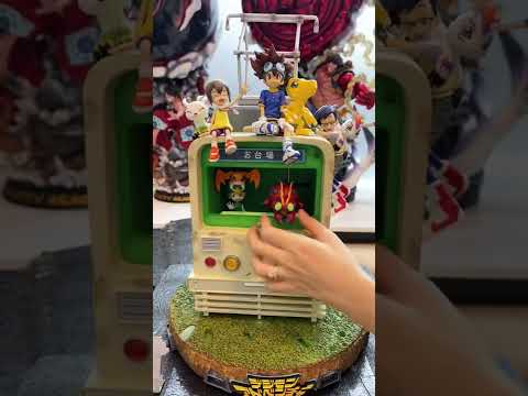 Unboxing Digimon resin statue