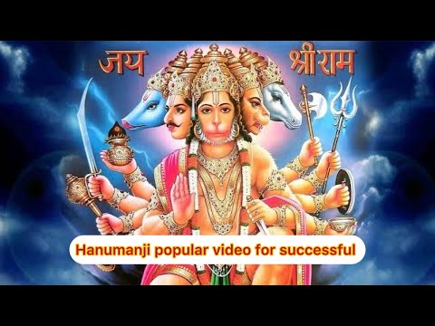 Hanuman ji popular video for successful in exams or interview or business🙏🔥#youtubevideo #devotional