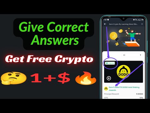 Binance learn and earn DODO Quiz Answers| DODO Token Quiz answers complete video| #binancelearn#free